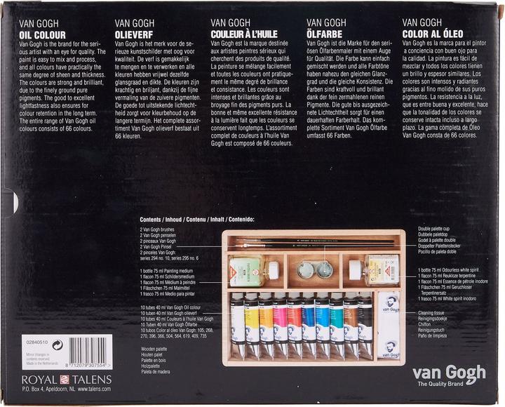 Actual product image Van Gogh Oil Paint Basic Paintbox (400 ml)