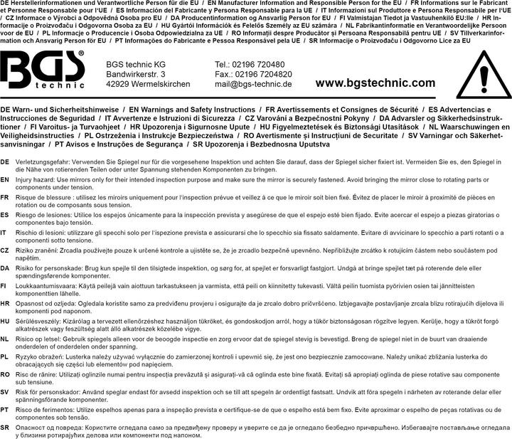 Immagine prodotto BGS Specchio grandangolare | Ø 450 mm (Ø 45 cm)