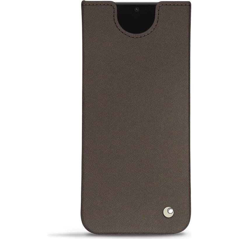Noreve Lederschutzhülle (Samsung Galaxy S21+), Smartphone Hülle, Grau