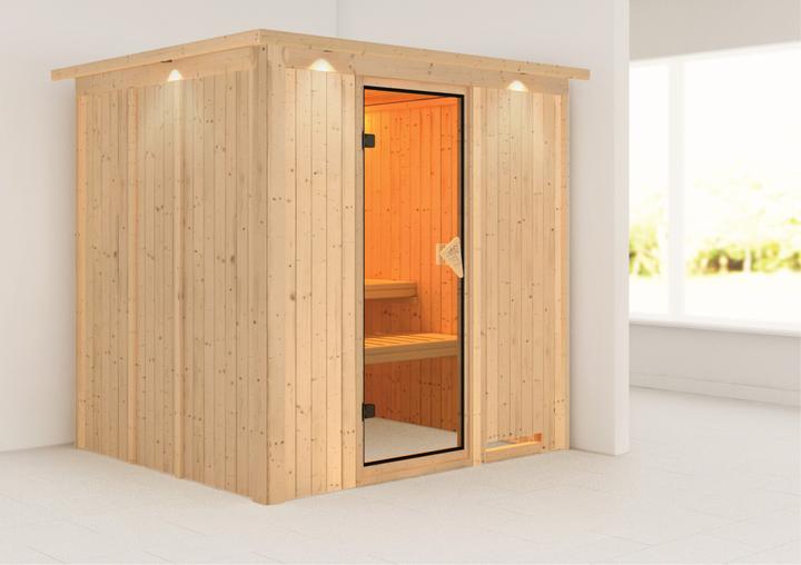 Produktbild Karibu Daria mit Dachkranz (Ohne Ofen)