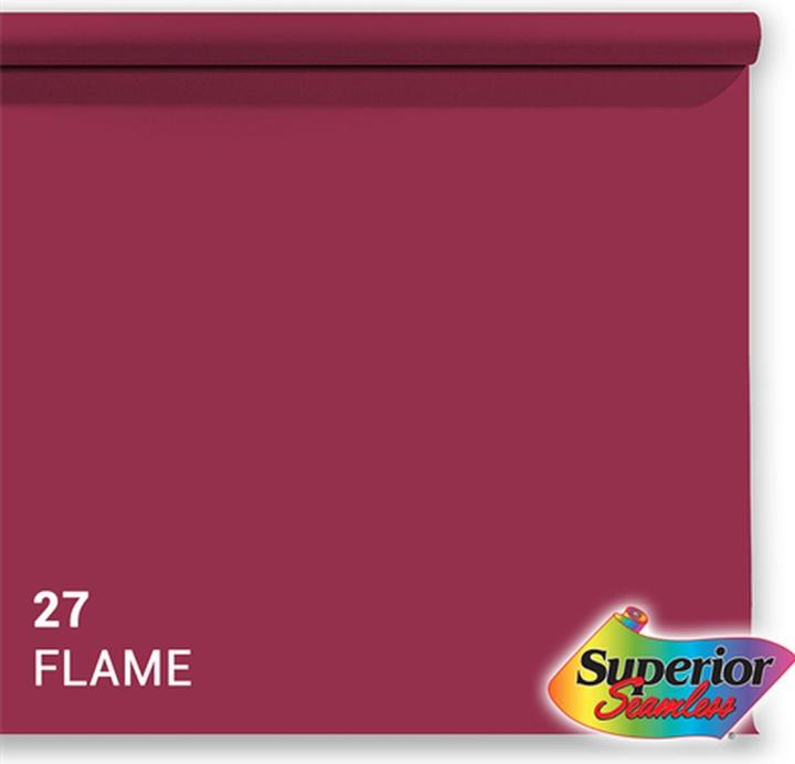 Produktbild Superior Achtergrond Rol Flame (nr 27) 1.35m x 11m (135 cm)