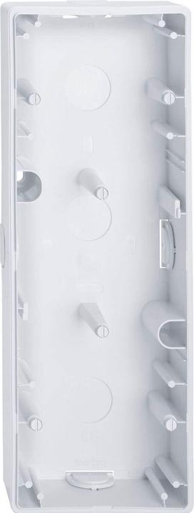 Merten Surface-mounted housing, 3-gang, active white MEG4034-1425