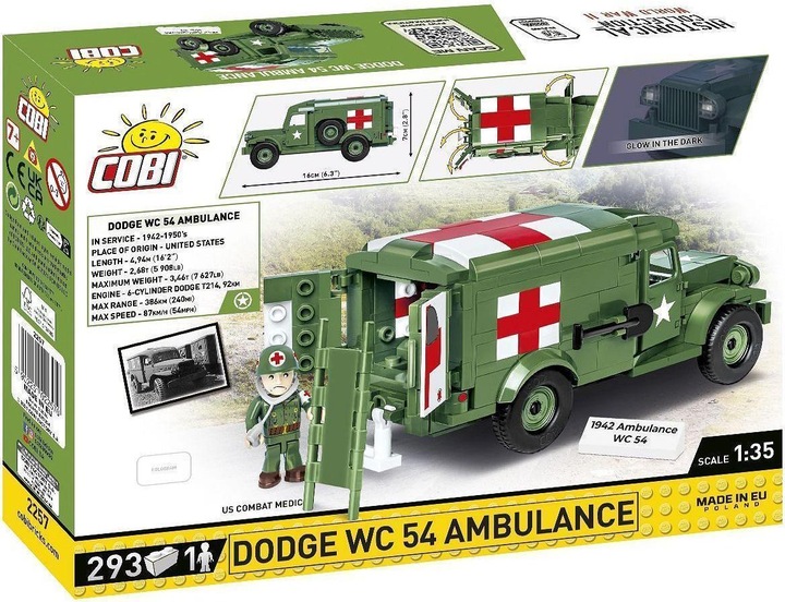 Actual product image Cobi DODGE WC-54 AMBULANCE