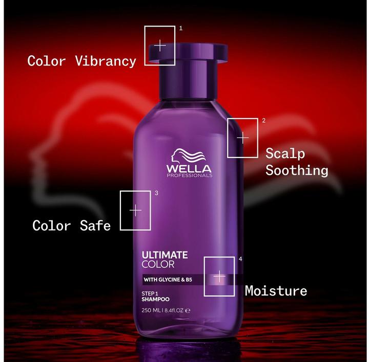 Produktbild Wella Ultimate Color - Sulfatfreies Shampoo (Flüssiges Shampoo, 50 ml)