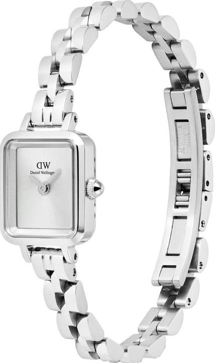 Produktbild Daniel Wellington - Quadro Mini 15.4x18.2 Arch 3-Link White Sunray Silver DW00100844 (Analoguhr)
