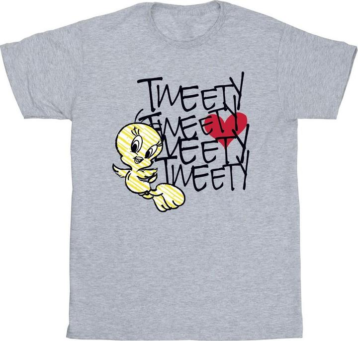 Produktbild Looney Tunes Tweety Love Heart TShirt (XXL)