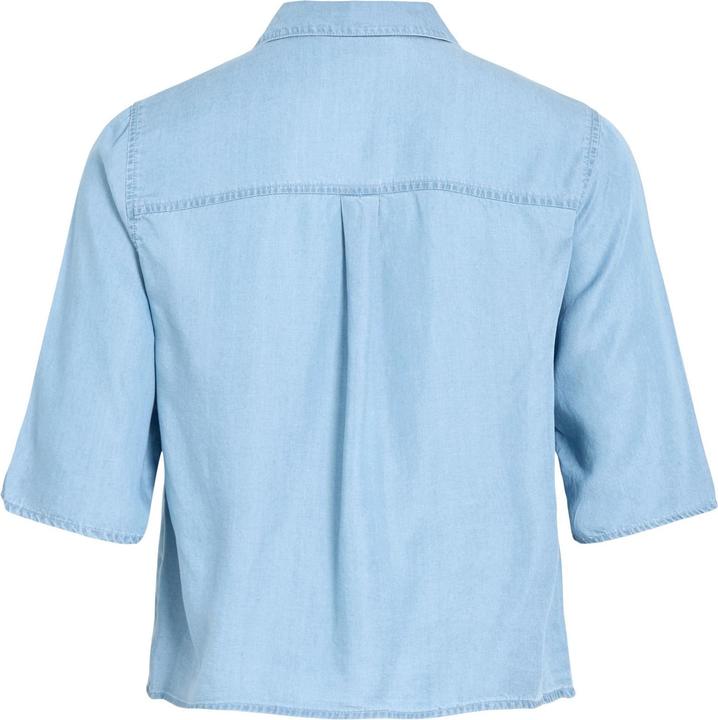 Immagine prodotto Vila VITEA Denim Oberteil mit kurzen Ärmeln (36)