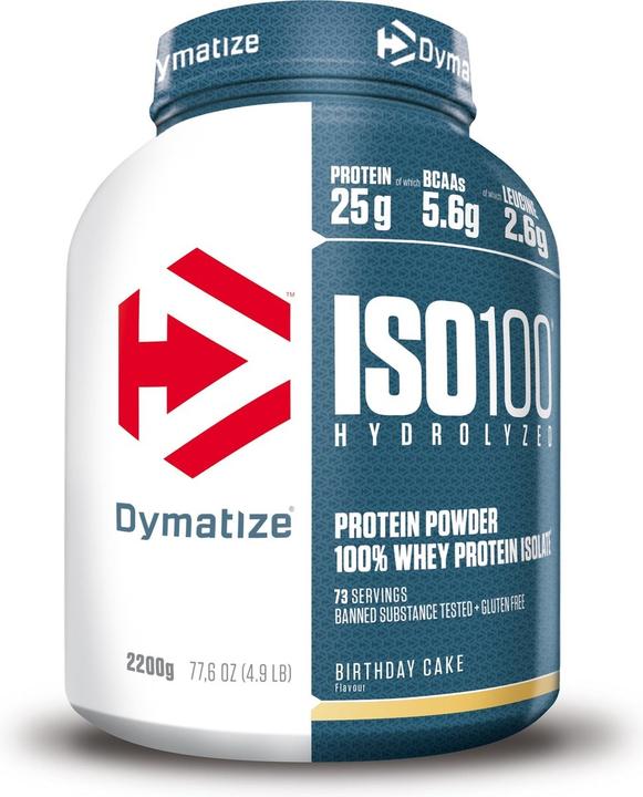 Dymatize Iso 100 (Gâteau d'anniversaire, 1 x, 2200 g)