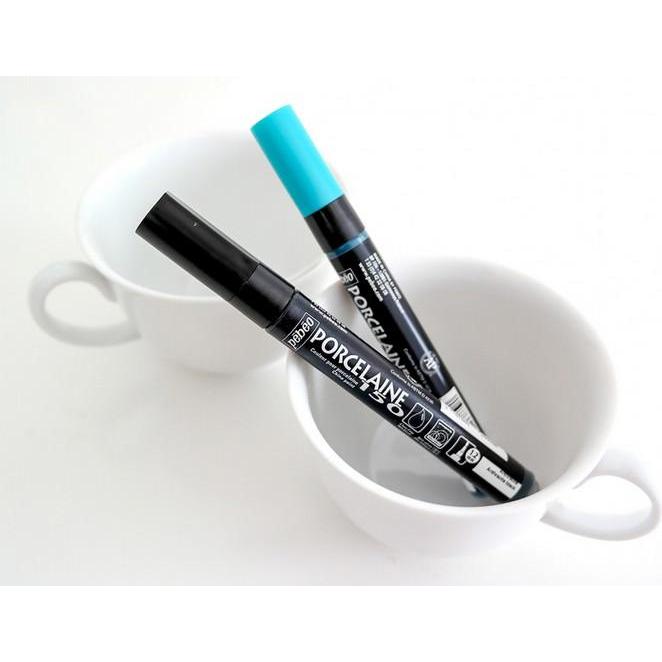 Thumbnail - Pebeo, Marker, Porcelaine 150 Filzstifte mit Normalen Spitzen 1,2mm (Anthrazit, 1.20 mm)