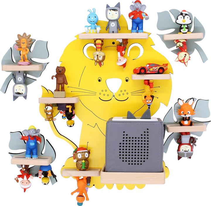 Produktbild VCM Regal Tier Löwe Kinder Toniebox Tonies (42 x 19 x 42 cm)