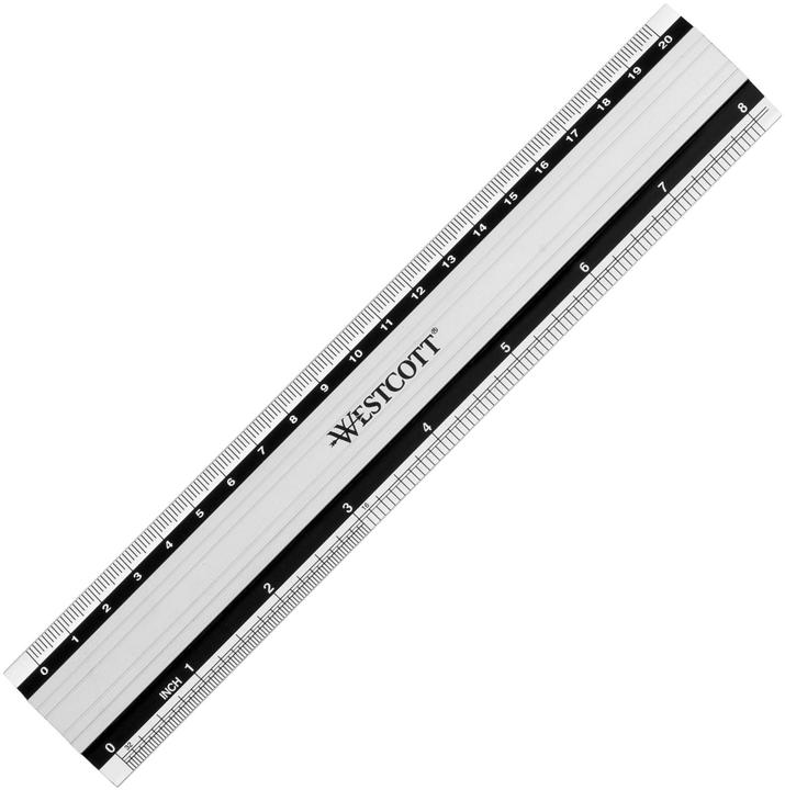 Produktbild Westcott Aluminium-Lineal 20cm (20 cm)
