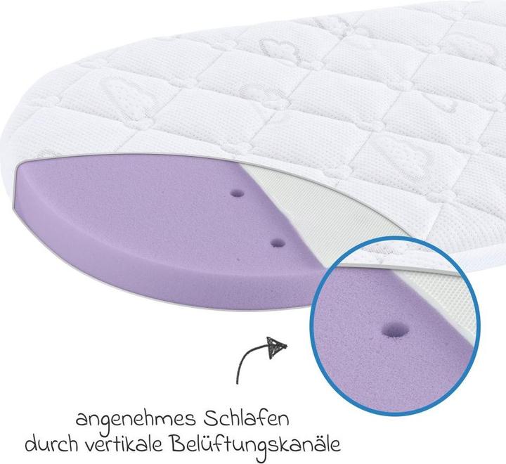 Actual product image Träumeland Stub Basket Mattress Brise Light (37 x 70 cm)