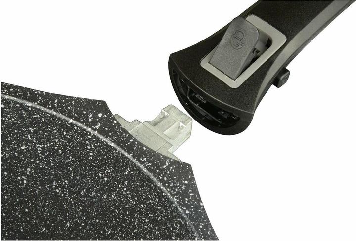 Produktbild GSW Bratpfanne EASY CLICK 28 cm mit Antihaftversiegelung und abnehmbarem Griff (Bratpfanne, Aluminium, Aluminiumguss)