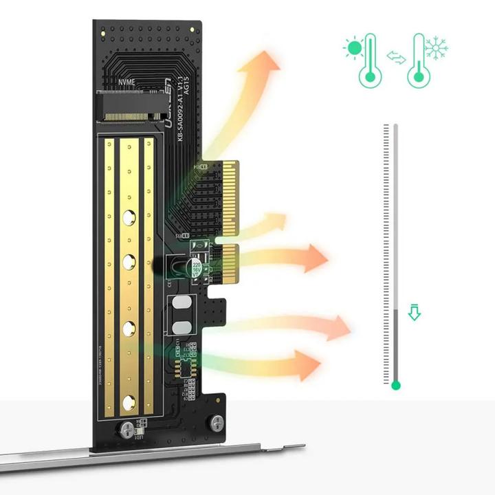 Immagine prodotto Ugreen Scheda adattatore da M.2 NVME SSD a PCIe Express 3.0 x4