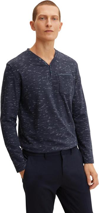 Actual product image Tom Tailor Longsleeve Langarmshirt mit Henleyausschnitt (S)