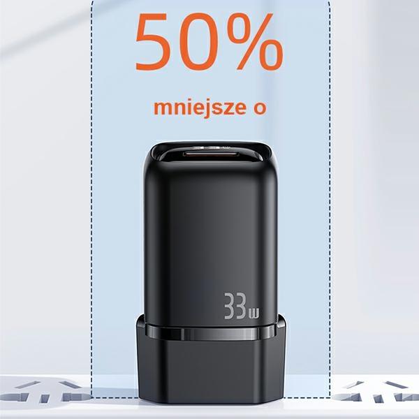 Produktbild Usams 33W QC + PD Digital Display Fast Charger (33 W, 1 Port)