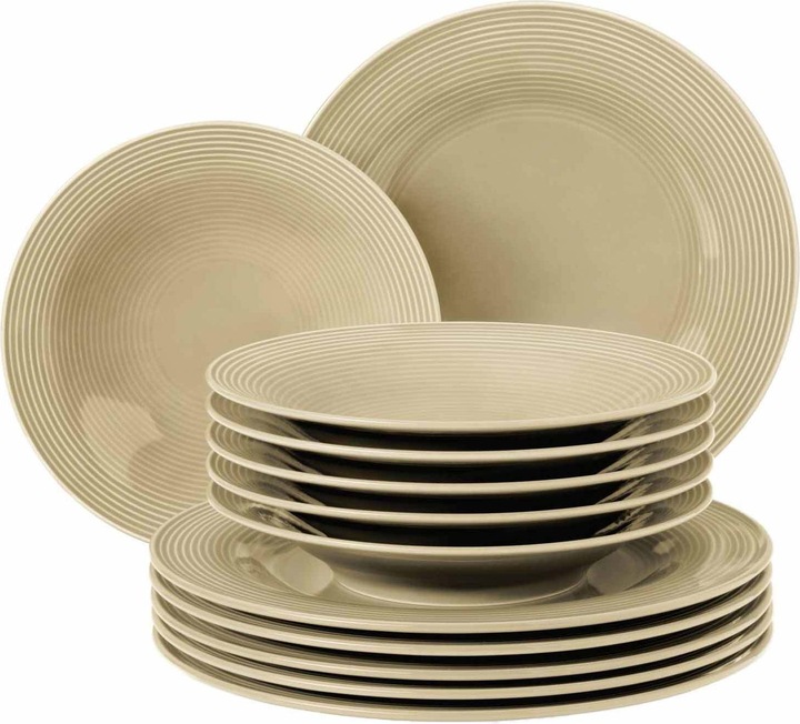 Immagine prodotto Seltmann Servizio da tavola Weiden Beat sand beige uni 12 pezzi (12 Pezzo/i)
