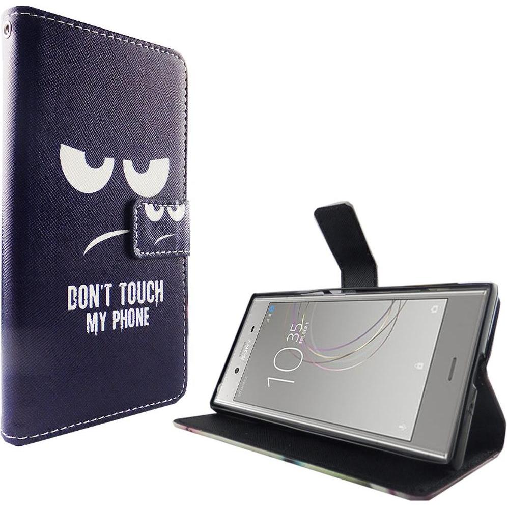 König Design Hülle Handy Schutz für Sony Xperia XZ1 Case Cover Tasche Wallet Etui Handyhülle (Sony Xperia XZ1), Smartpho...