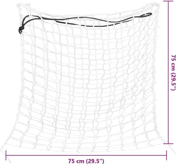Produktbild VidaXL Heunetze 2 Stk. Quadratisch 75x75 m PP