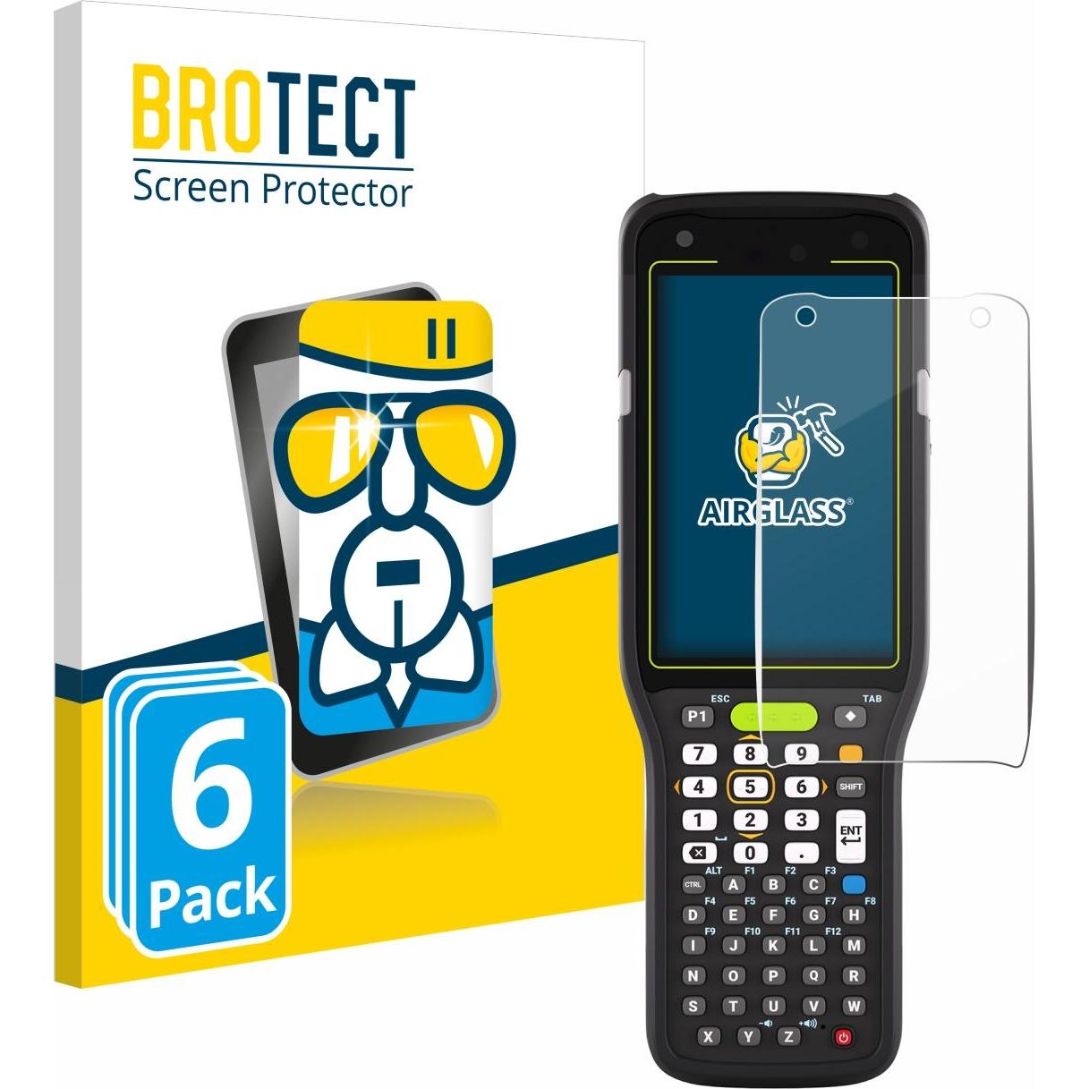 BROTECT Schutzglas Schutzfolie Displayschutz Display Schutz Glas Folie klar, Barcode-Scanner Zubehör