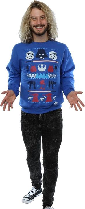 Produktbild Star Wars Dark Side Fair Isle Christmas Sweatshirt (XL)