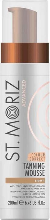St. Moriz St Moriz Advanced Colour Correcting Tanning Mousse Light (Self tanning foam, 200 ml)