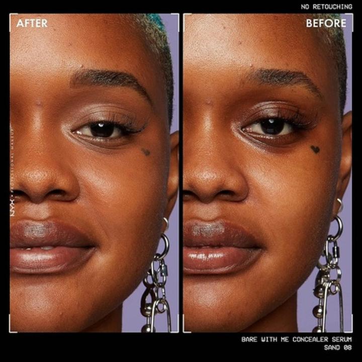 Actual product image NYX Professional Make-Up Bare With Me Concealer Serum (8 Sand)