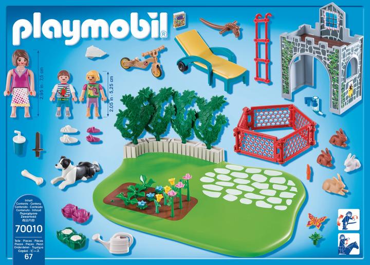 Actual product image Playmobil SuperSet family garden (70010)