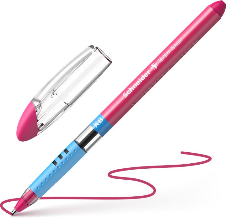 Produktbild Schneider Kugelschreiber Slider Basic (Pink, 10 x)