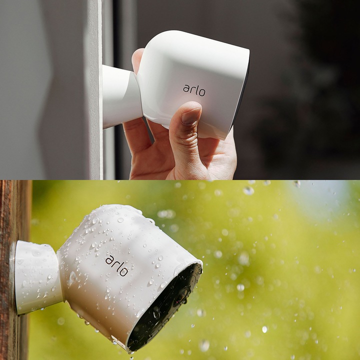 Produktbild Arlo Pro 4 Spotlight Kamera, 1er Set weiss (2688 x 1520 Pixel)