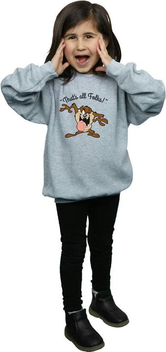 Produktbild Looney Tunes Taz That's All Folks Sweatshirt Mädchen (128)