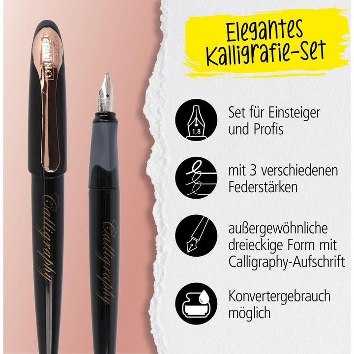 Image du produit Online Parure de Stylo Plume Air Rose (3x)