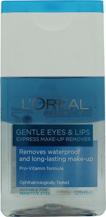 L'Oréal Paris Dermo-Expertise Gentle Lip And Eye Make-Up Remover (Make-Up Entferner, 125 ml)