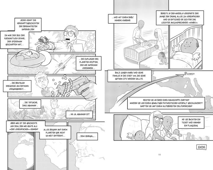 Actual product image Supereasy – Mein Comicroman (German, Christina Neiske, Pietro B. Zemelo, Giulio D'Antona, Khaby Lame, 2023)