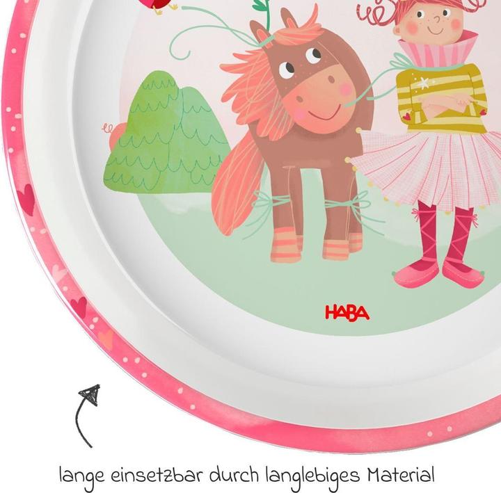Actual product image Haba Kindergeschirr-Sets 6-tlg. Geschirr-Set - Prinzessin & Pferd