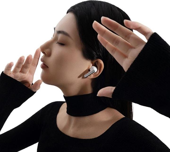 Produktbild QCY Melobuds N60 In-Ear-Kopfhörer mit LDAC und ANC-Geräuschunterdrückung – Weiss (ANC, 9 h, Kabellos)
