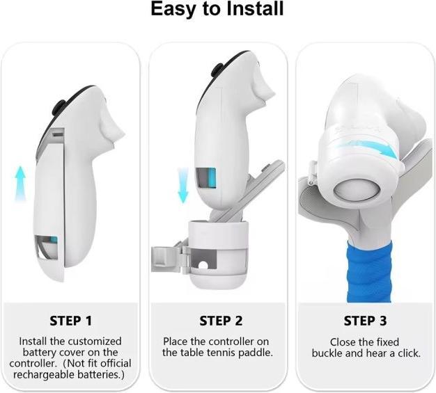 Produktbild AMVR Tischtennis-Schlägergriff für Meta Quest 3 VR Controller