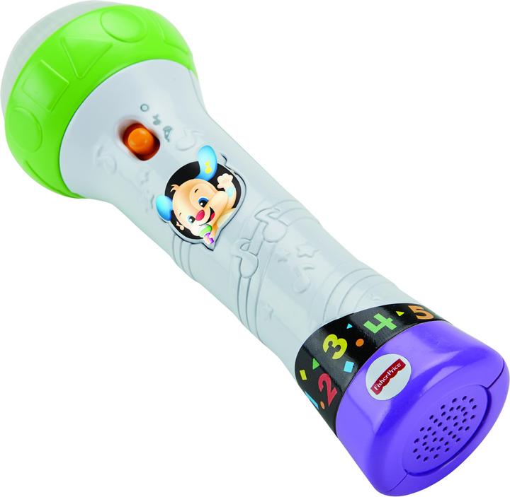 Actual product image Fisher-Price Laugh & Learn Rock & Record Microphone (Italian)