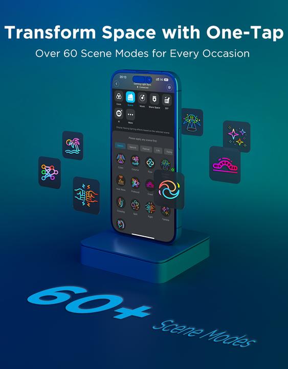 Produktbild Govee Smart Gaming Light Bars Pro (RGBIC, 44 cm, Indoor)