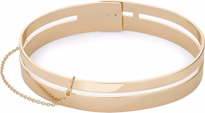 Produktbild Rosefield Double Bar Bangle Gold Armband (Solid steel)