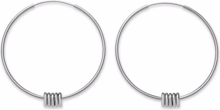 Produktbild Rosefield Spring Hoop Large Silver Ohrringe (Messing)