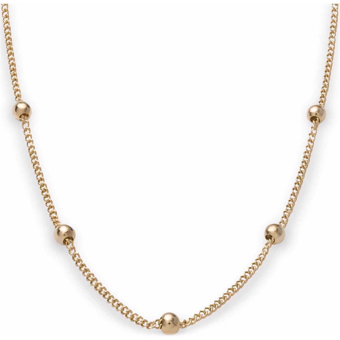 Rosefield, Halsschmuck, Dotted Choker Gold Halskette, (Messing)