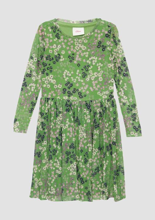 Image du produit S.Oliver Kleid Gemustertes Kleid aus unterlegtem Mesh (104)