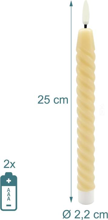 Immagine prodotto Relaxdays 6x candele LED (6x)