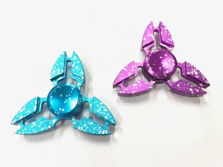 Actual product image FidgetSpinner Crab Design Splash Fidget Spinner Aluminium