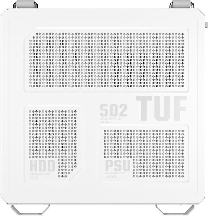 Actual product image ASUS Case TUF GAMING GT502 HORIZON TG ARGB WHITE (ATX, Mini-ITX, mATX)