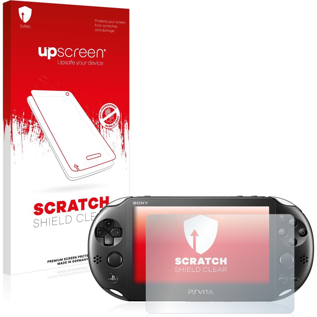 upscreen Schutzfolie Displayschutz Displayschutzfolie Folie Klar Transparent (PS Vita), Weiteres Gaming Zubehör, Transpa...