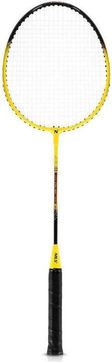 Actual product image Nils NRZ262 ALUMINIUM Badminton Set 2 Rackets 3 Feather Arrows 600x60cm Net Case