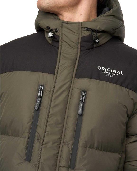 Actual product image Crosshatch Mens Squadage Panelled Jacket (XL)