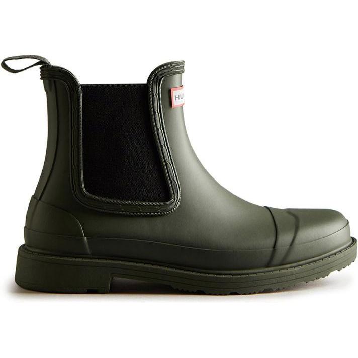 Hunter, Damen, Gummistiefel, Women's Commando Chelsea Boot, Schwarz, (38)